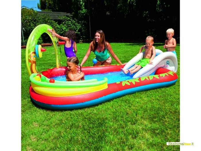 Baseinai, batutai, valtys, palapinės, baseinų įranga