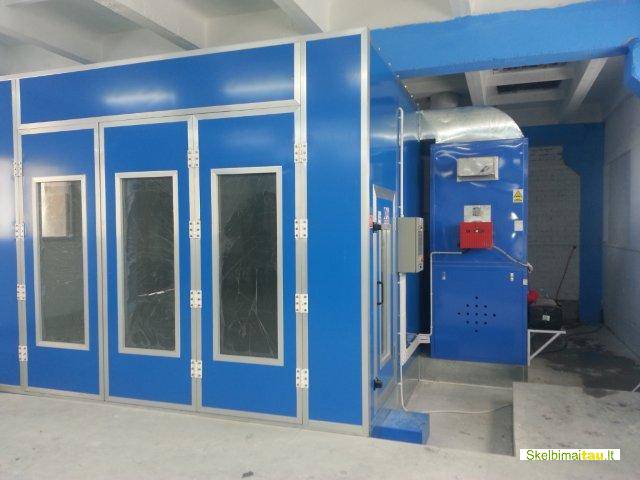 Dažymo kamera baldams