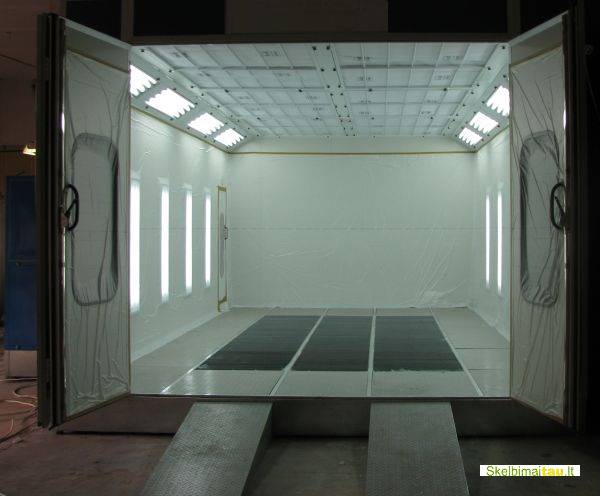 Dažymo kamera baldams