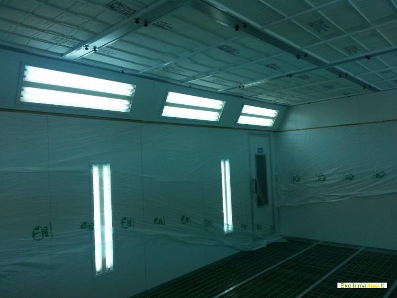 Dažymo kamera baldams