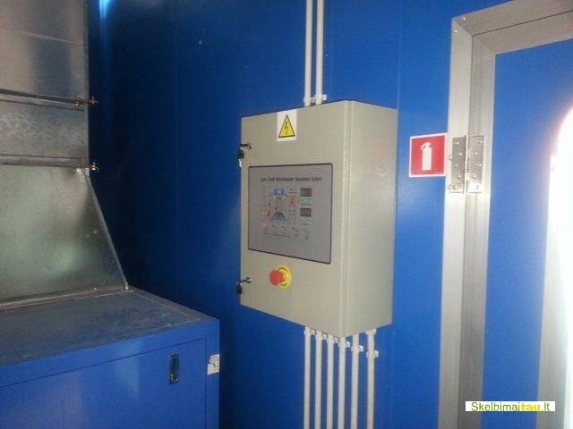 Dažymo kamera baldams