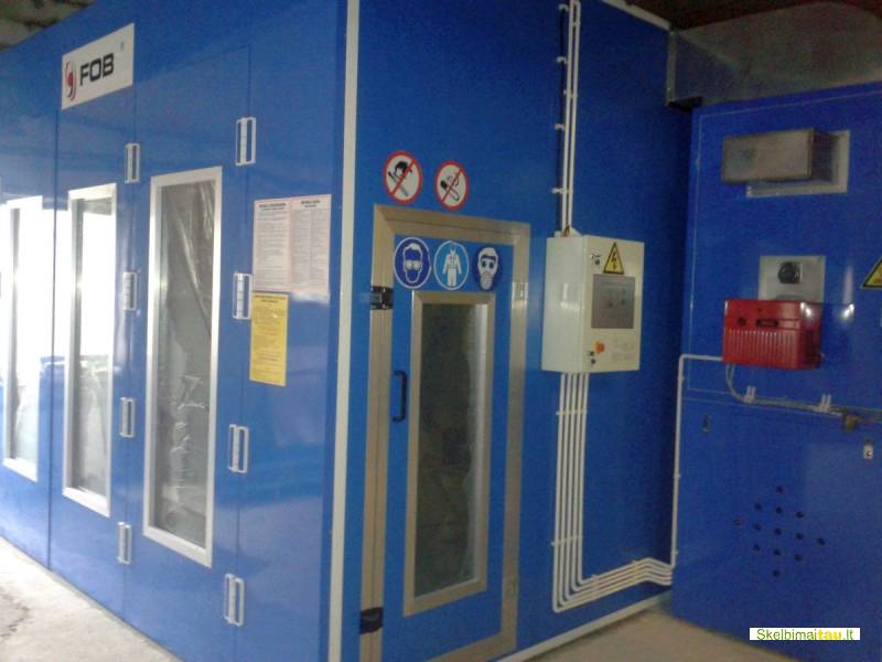 Dažymo kamera baldams