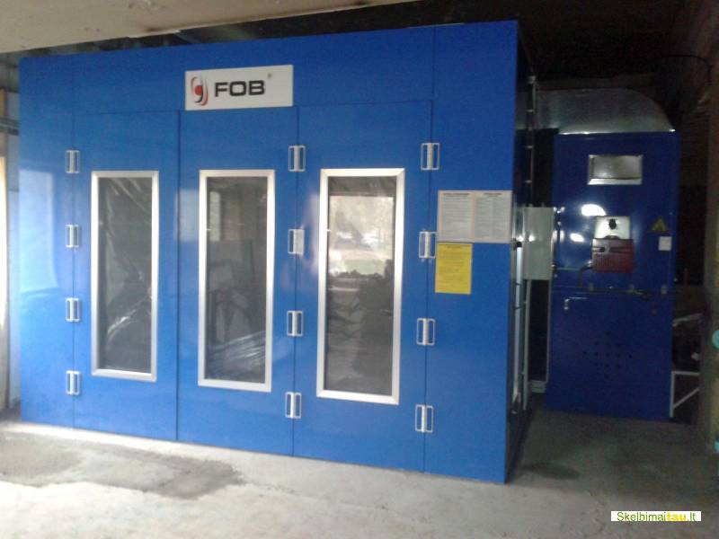 Dažymo kamera baldams