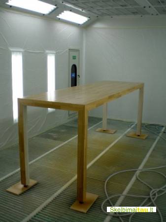 Dažymo kamera baldams