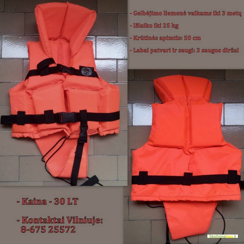 Gelbėjimosi liemenė jūroje nuo 90 litų