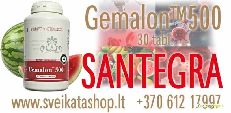 Gemalon™ 30 tabl - maisto papildas santegra /