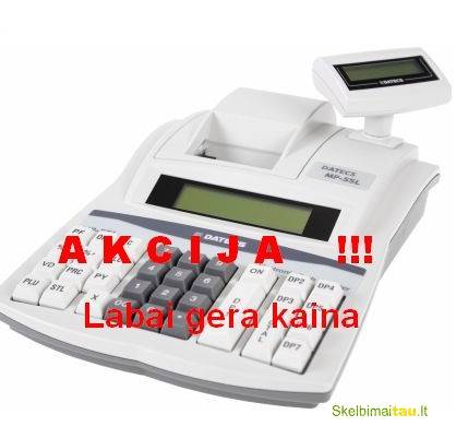 Kasos aparatai, prekybos įanga, apskaitos sistemos