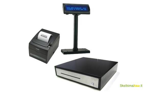 Kasos aparatai, prekybos įanga, apskaitos sistemos