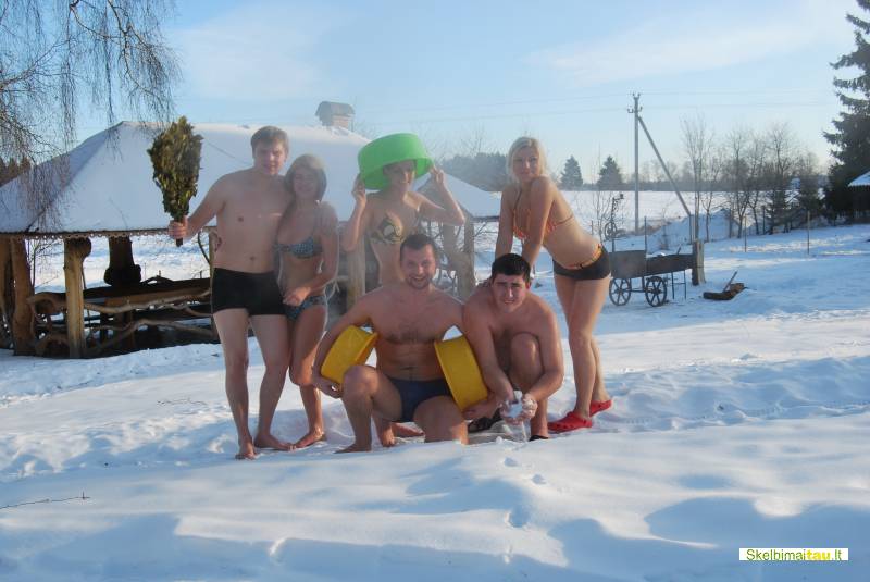 Kubilas, pirtelė, salė kaimo turizmo sodyboje