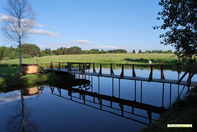 Kubilas, pirtelė, salė kaimo turizmo sodyboje