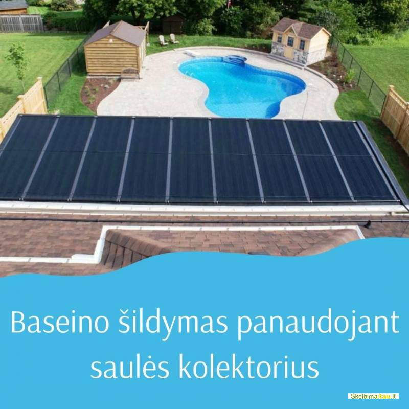 Lauko baseino šildymo įrangos montavimas