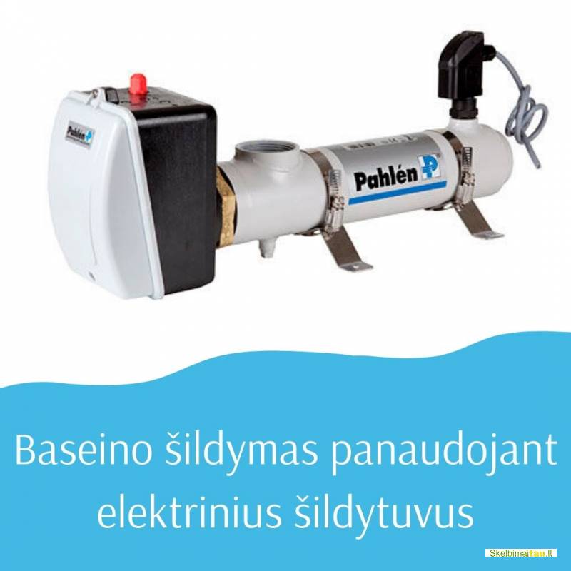 Lauko baseino šildymo įrangos montavimas