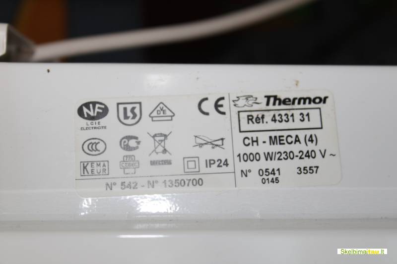 Thermor elektrinis šildytuvas - 1000 w