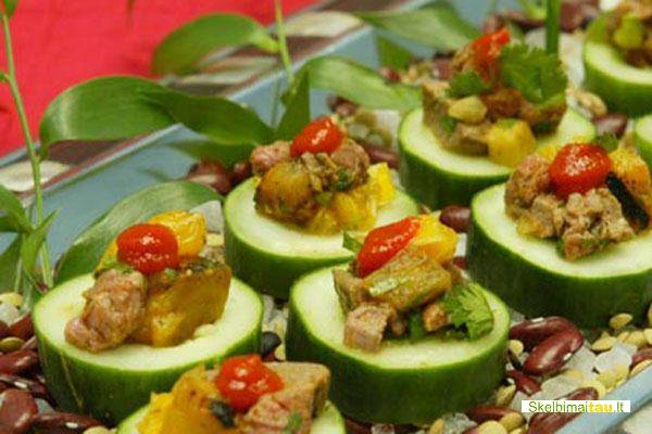 Vieno kąsnio sumuštiniai ir užkandėlės