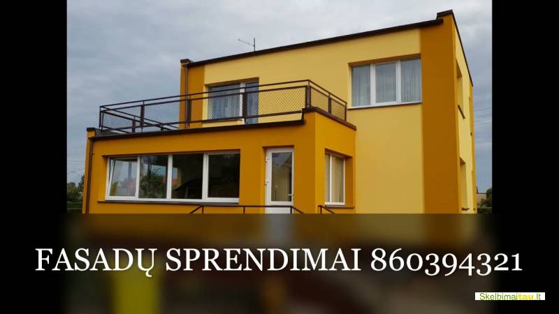 Fasadu šiltinimas,dekoras,klinkeris.860394321