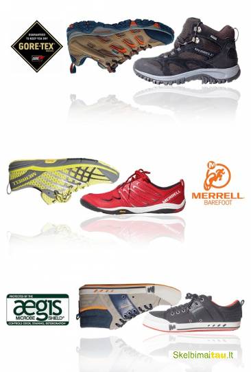 Kokybiška merrell avalynė