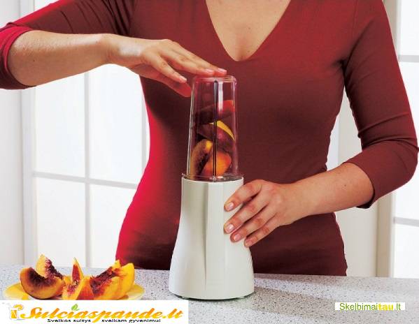 Kompaktiškas smulkintuvas tribest personal blender pb-250