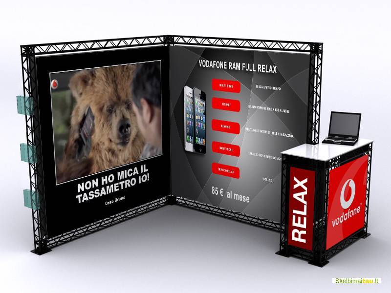 Konstrukcinės sistemos parodoms ir įvairiems renginiams