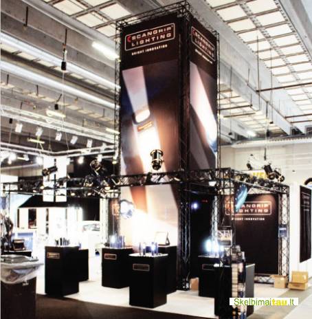 Konstrukcinės sistemos parodoms ir įvairiems renginiams