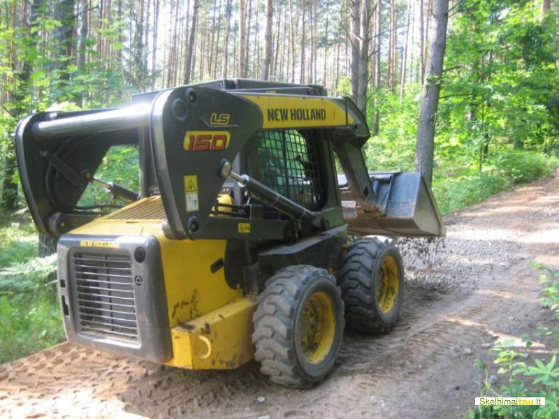 Bobcat nuoma vilniuje, lyginimo darbai