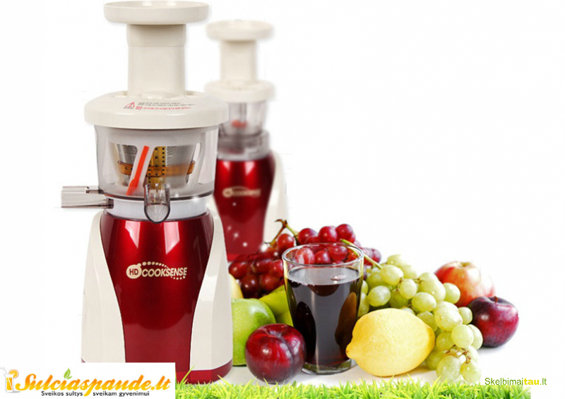 Lėtaeigė sulčiaspaudė hd cooksense