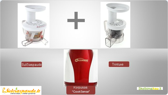Lėtaeigė sulčiaspaudė hd cooksense