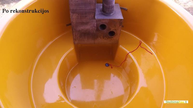 Medinio kaitinimosi kubilo restauracija