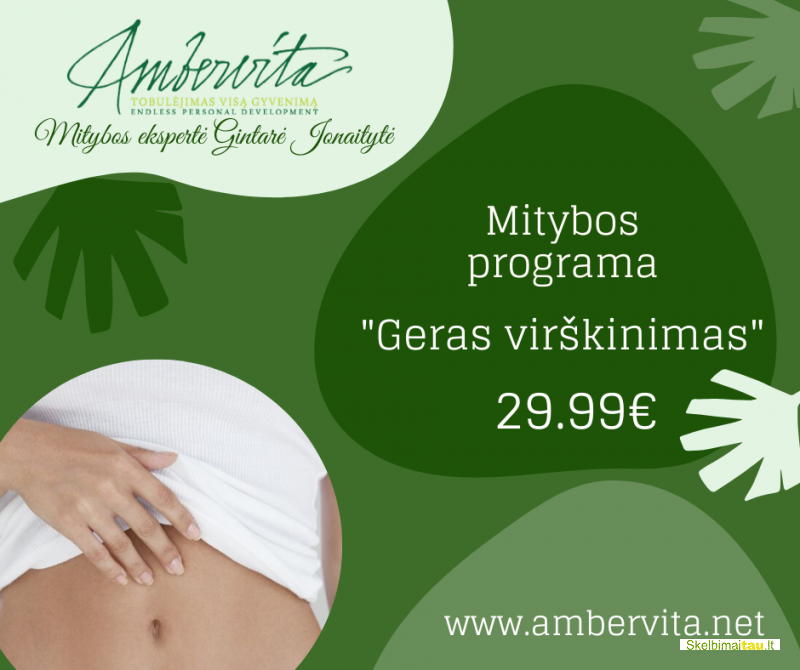 Mitybos ekspertė gintarė jonaitytė
