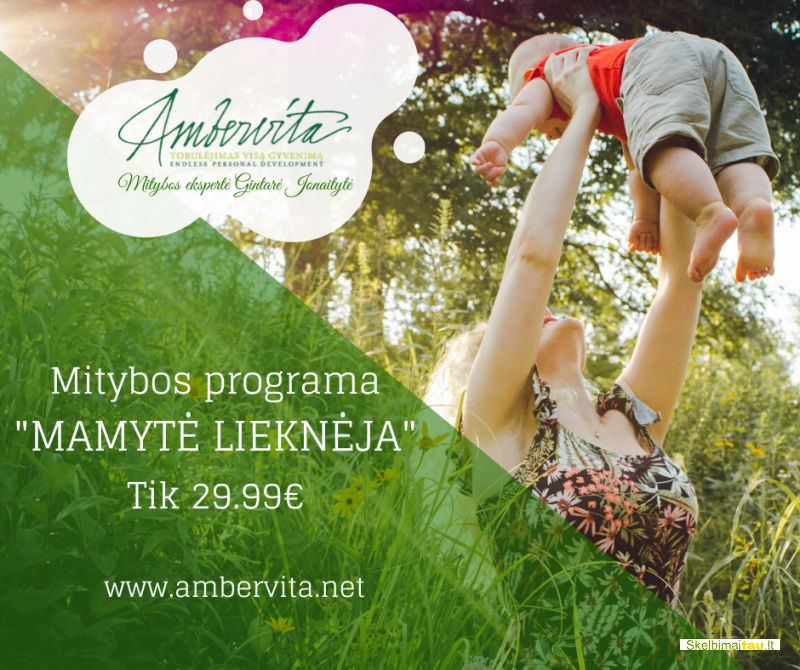 Mitybos ekspertė gintarė jonaitytė