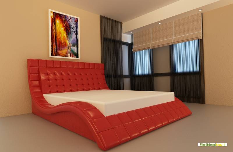 Modernaus dizaino itališkos lovos