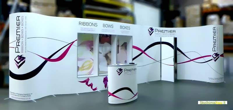 Modernūs ekspoziciniai stendai „isoframe“ - lanksti sistema