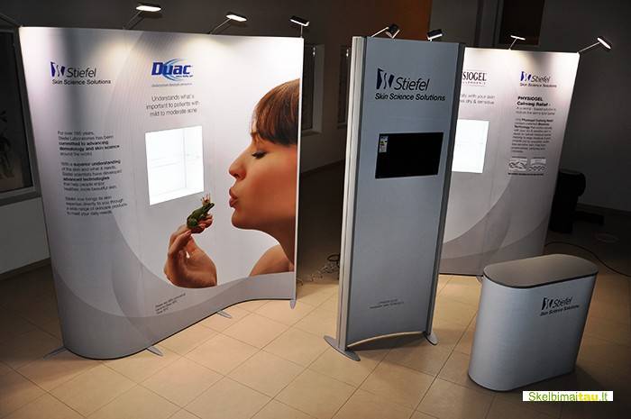 Modernūs ekspoziciniai stendai „isoframe“ - lanksti sistema