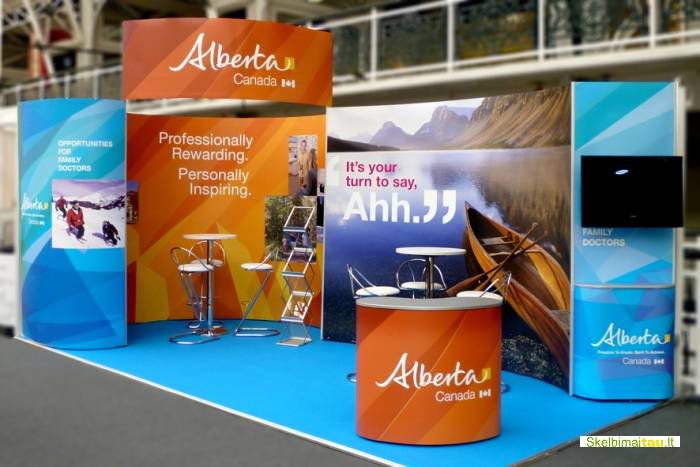 Modernūs ekspoziciniai stendai „isoframe“ - lanksti sistema