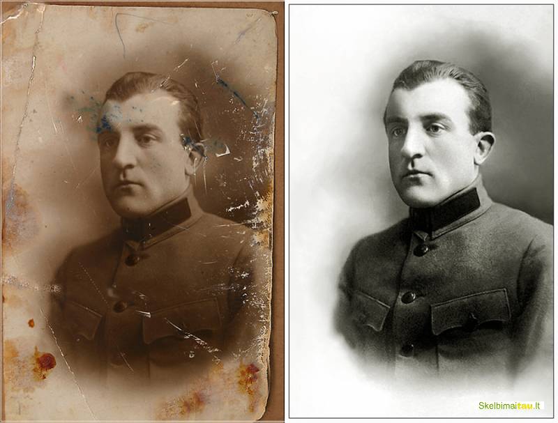 Nuotraukų restauracija.