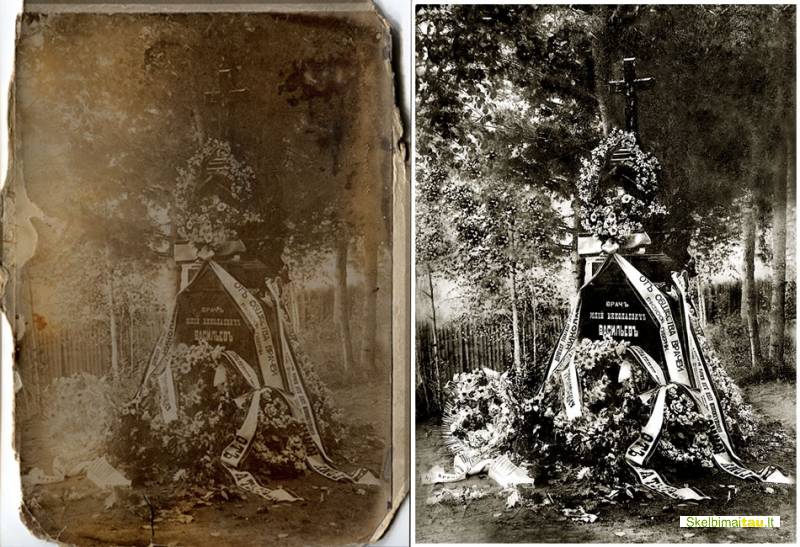 Nuotraukų restauracija.