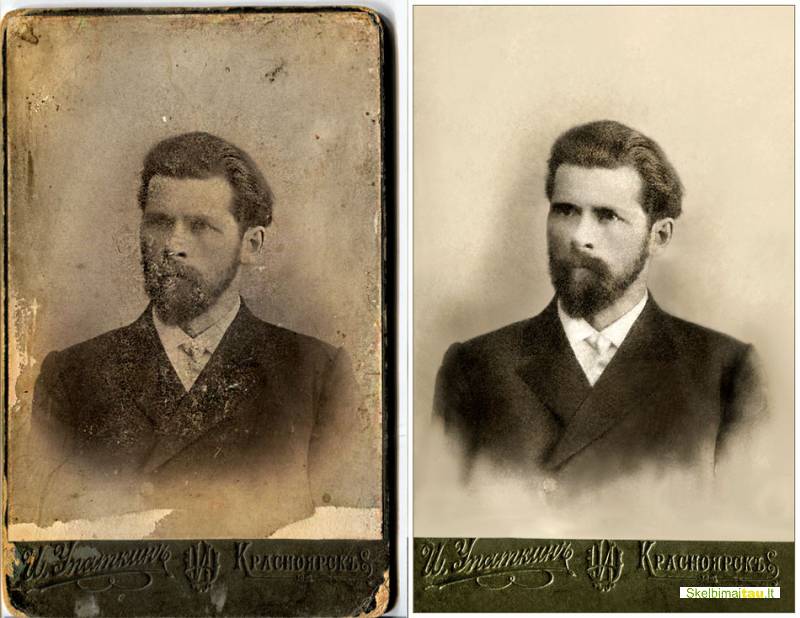 Nuotraukų restauracija.