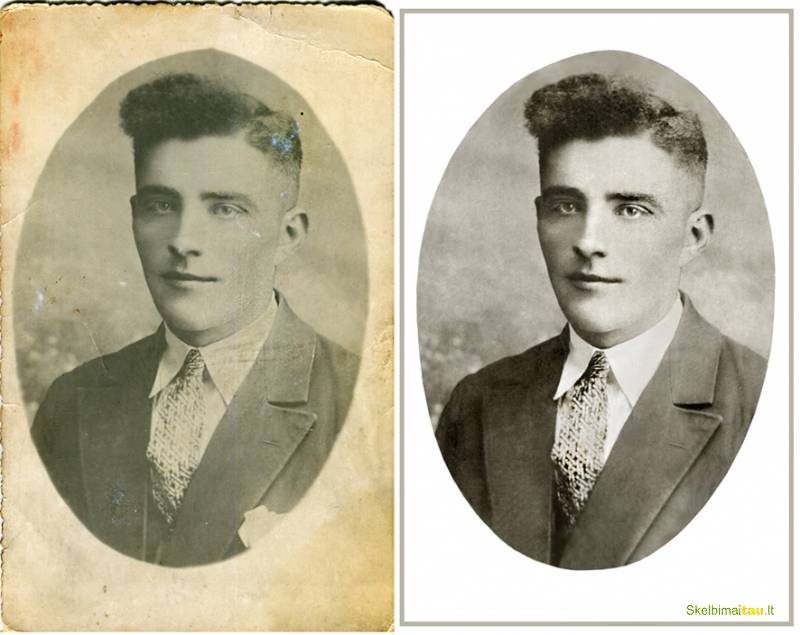 Nuotraukų restauracija.