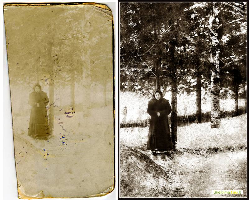 Nuotraukų restauracija.