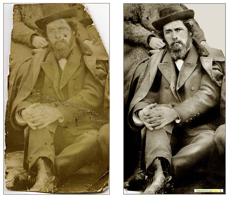 Nuotraukų restauracija.