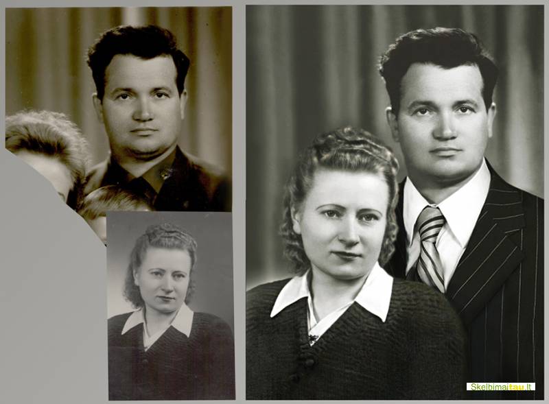 Nuotraukų restauracija.