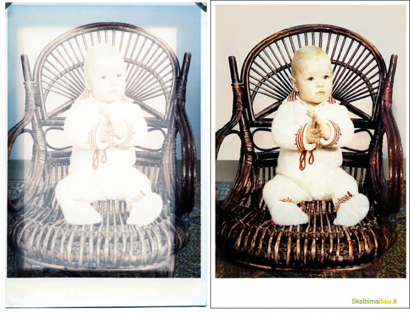 Nuotraukų restauracija.