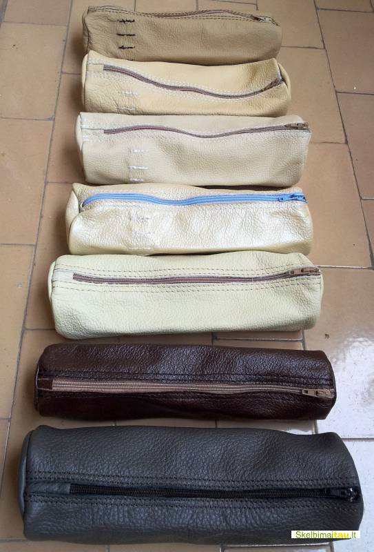 Pieštukinės,penalai iš natūralios odos