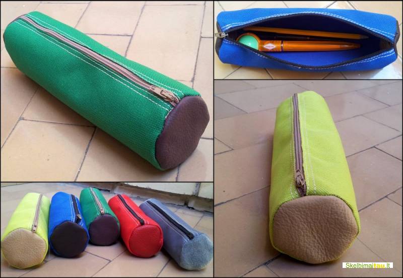 Pieštukinės,penalai iš natūralios odos