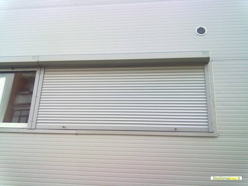 Roletai. visų tipų žaliuzės. tinkleliai. romanetės. markizės