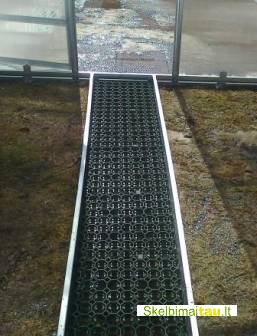 Takelio atskyrimas šiltnamiui