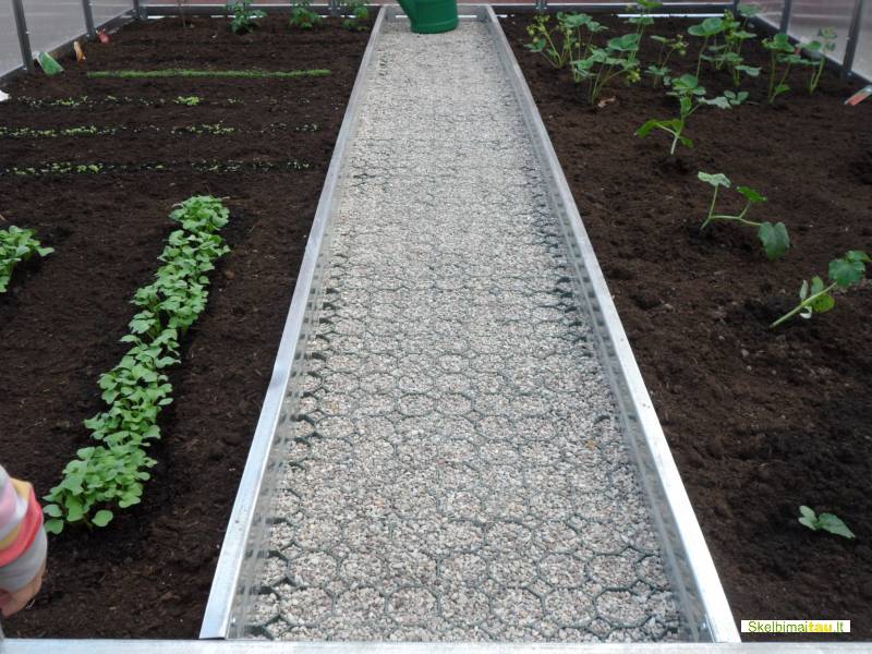 Takelio atskyrimas šiltnamiui