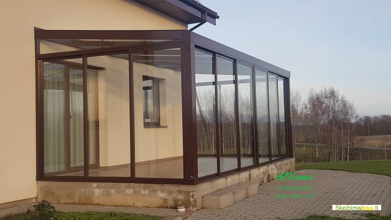 Terasų stiklinimas