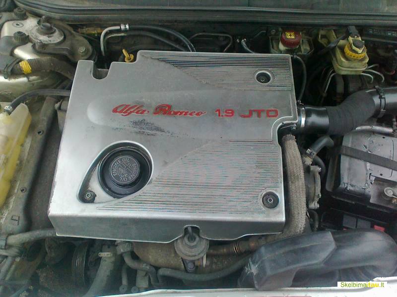 Dalimis - alfa romeo 156 1999 1.9l jtd 1910cm3 77kw dyzelis