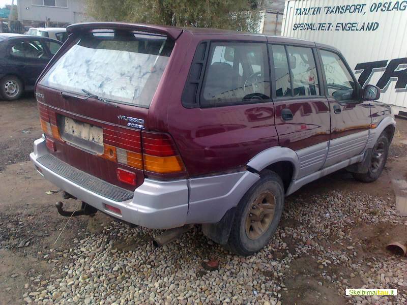 Dalimis - ssangyong musso 1996 2.9l 2874cm3 73kw dyzelinas m