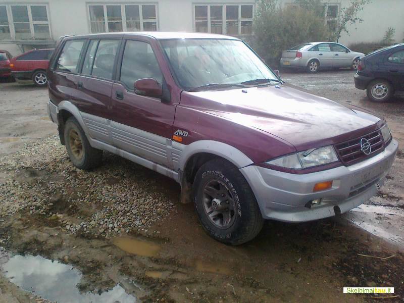 Dalimis - ssangyong musso 1996 2.9l 2874cm3 73kw dyzelinas m